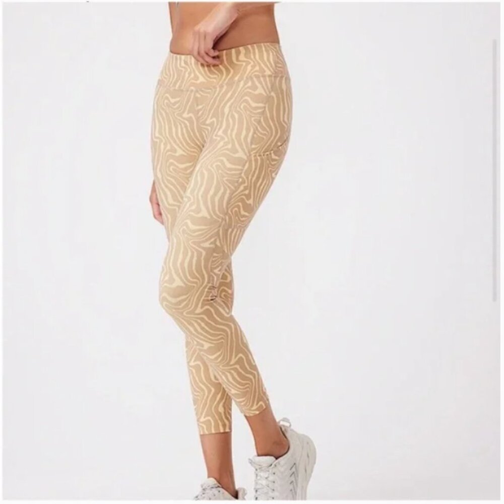 Outdoor Voices Pampas Swirl Zoom 7/8 Leggings M